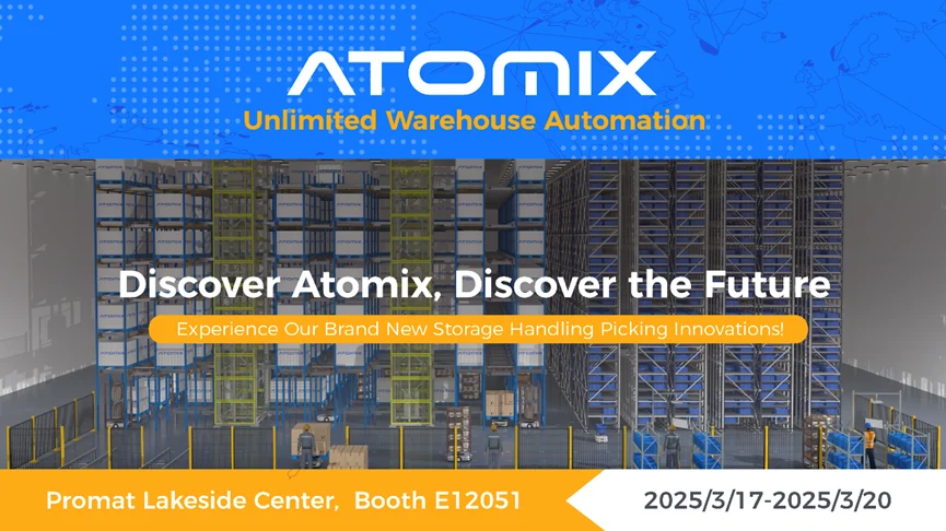 2025 독일 LogiMAT 전시회에 참가하는 ATOMIX 로봇