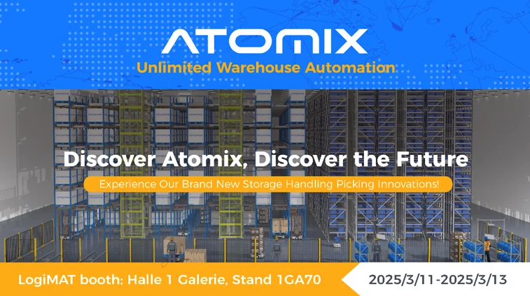 2025 미국 PROMAT 물류 전시회에 참가하는 ATOMIX