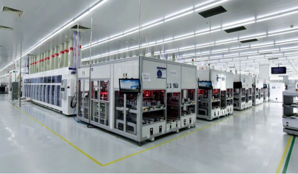 爱旭太阳能电池车间